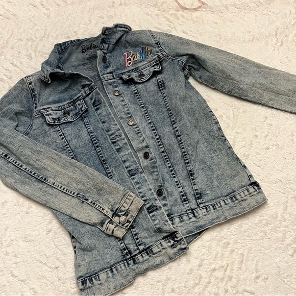 Barbie Jean Jacket- girls size 14/16 - Picture 8 of 10